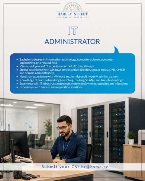 IT-Administrator Job Abu Dhabi